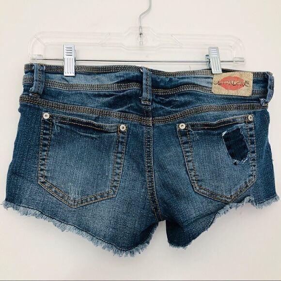 Set of TWO Size 7 Distressed Jean Shorts!! - Picture 9 of 14